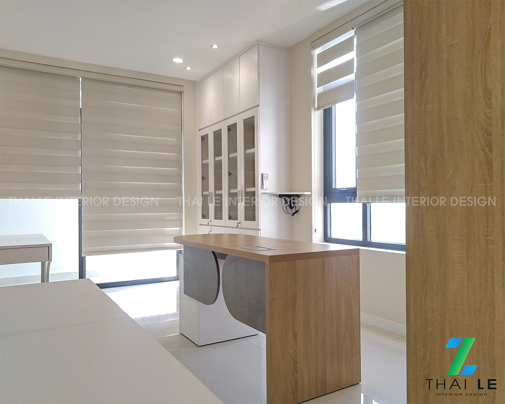 Thi công nội thất văn phòng Central Premium Q8 - B1120 - 49m2